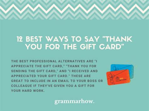 12 Best Ways To Say Thank You For The Gift Card 12 Best Ways To Say Thank You For The Gift Card