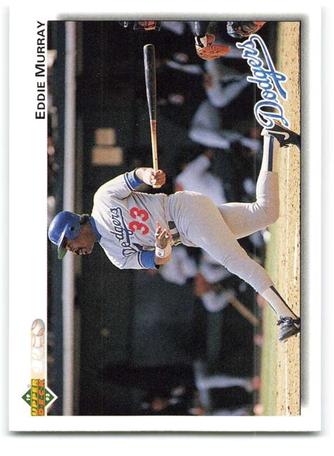 1992 Eddie Murray Los Angeles Dodgers 2 Card Lot Hot Item 1992 Eddie Murray Los Angeles Dodgers 2 Card Lot Hot Item