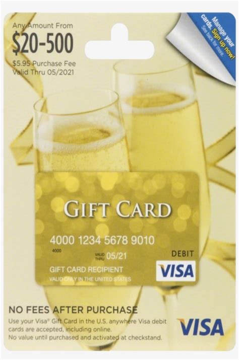 20 Visa Gift Card 20 Visa Gift Card
