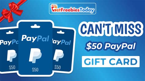 Get Free $50 PayPal Gift Card