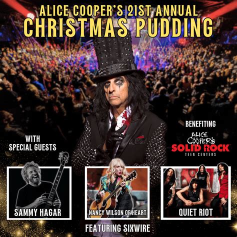 Alice Cooper's Christmas Pudding 2024