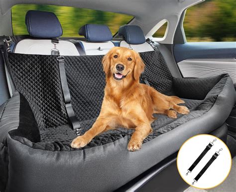 Amazon Com Dog Car Seat For Large Dogs Dog Car Bed Pet Booster Back Amazon Com Dog Car Seat For Large Dogs Dog Car Bed Pet Booster Back