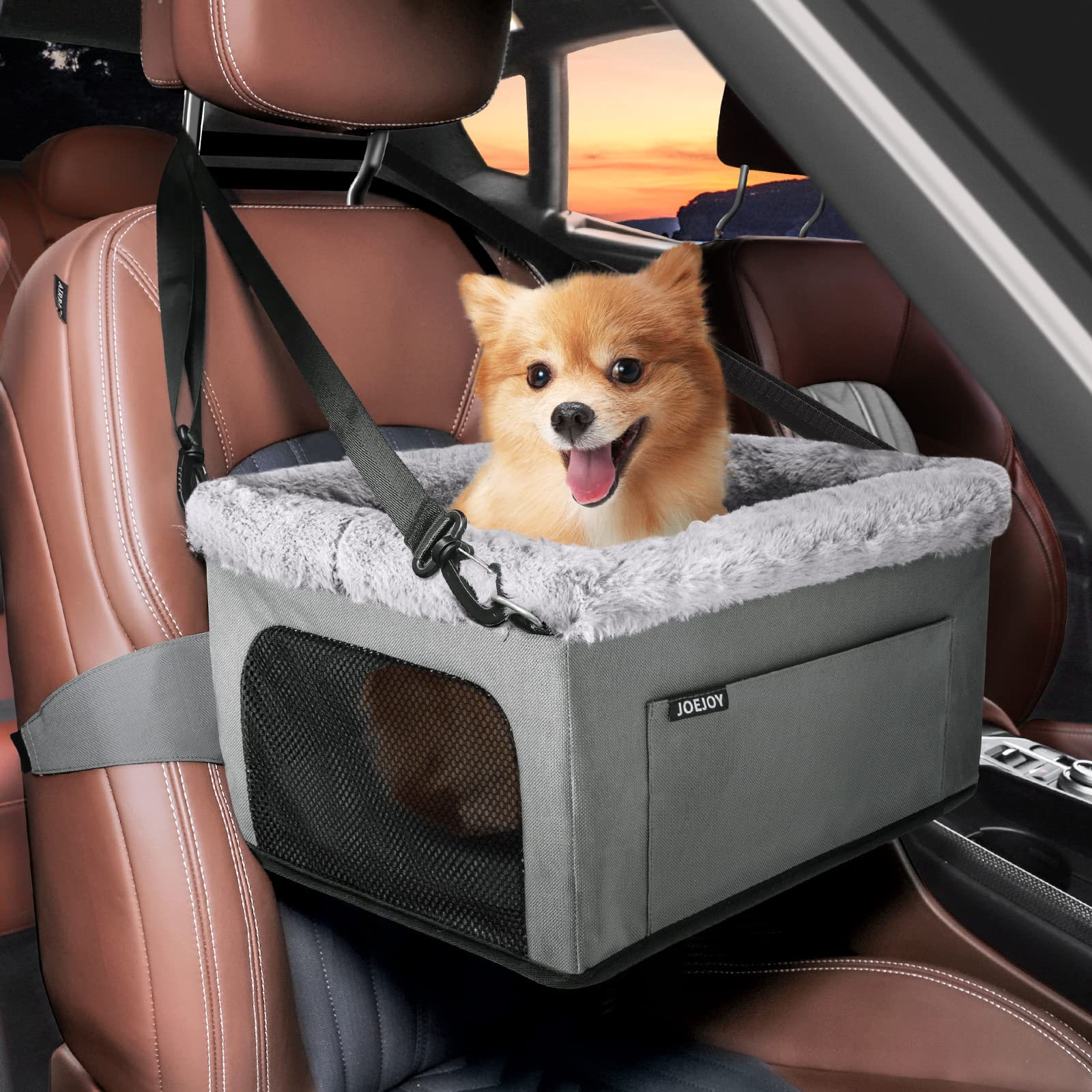Amazon Com Joejoy Deluxe Dog Booster Seat With Sturdy Metal Frame And Amazon Com Joejoy Deluxe Dog Booster Seat With Sturdy Metal Frame And