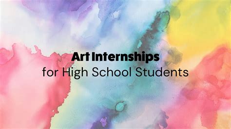 Art Internship Near Me