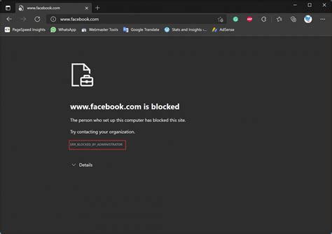 Blocked Websites