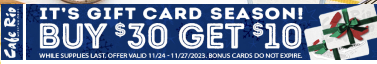 5 Ways Cafe Rio Gift Cards 5 Ways Cafe Rio Gift Cards