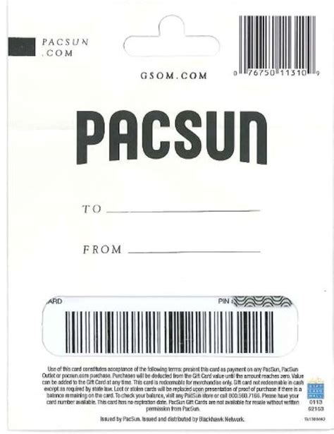 Check Pacsun Gift Card Balance Now