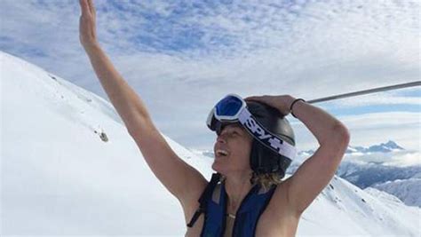 Chelsea Handler Goes Topless While Standing On Snowy Mountain Chelsea Handler Goes Topless While Standing On Snowy Mountain