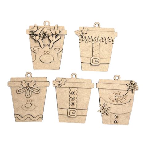 Christmas Latte Ornament Gift Card Holder Set Of 5 Etsy Christmas Latte Ornament Gift Card Holder Set Of 5 Etsy