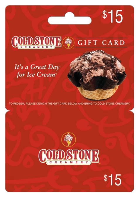 Check Cold Stone Gift Card