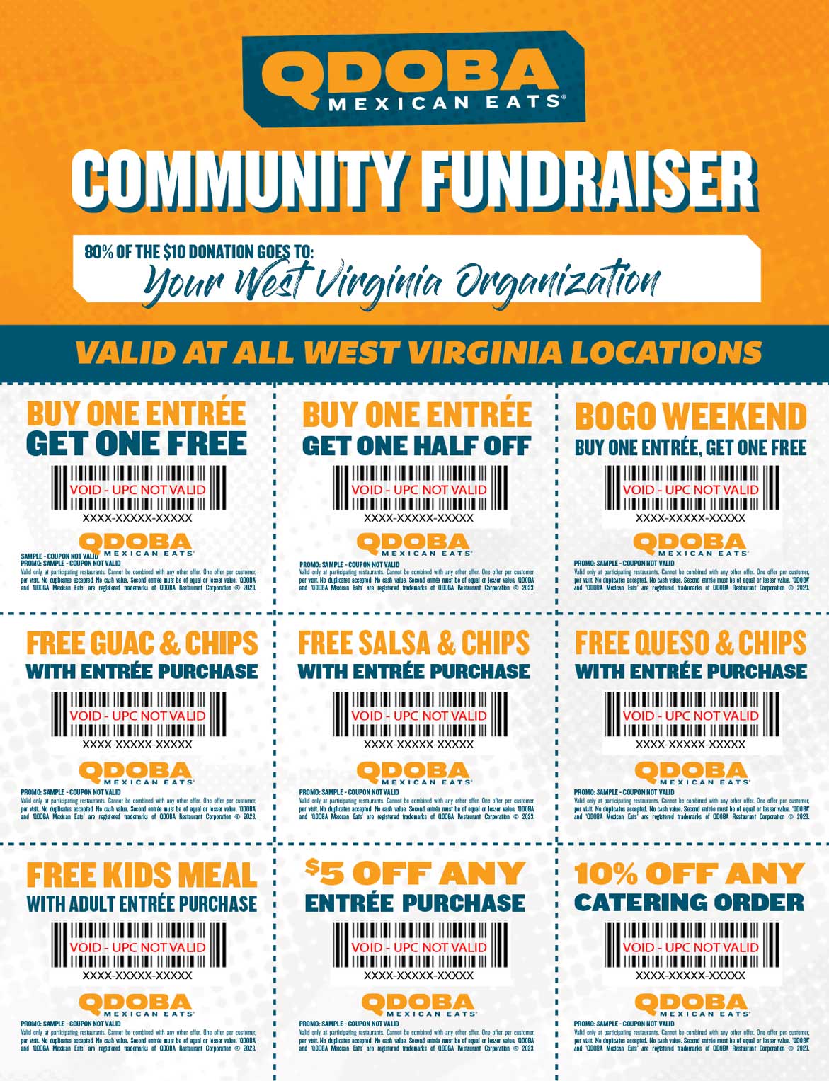 Community Fundraising Opportunities Qdoba Mexican Eats West Virginia Community Fundraising Opportunities Qdoba Mexican Eats West Virginia