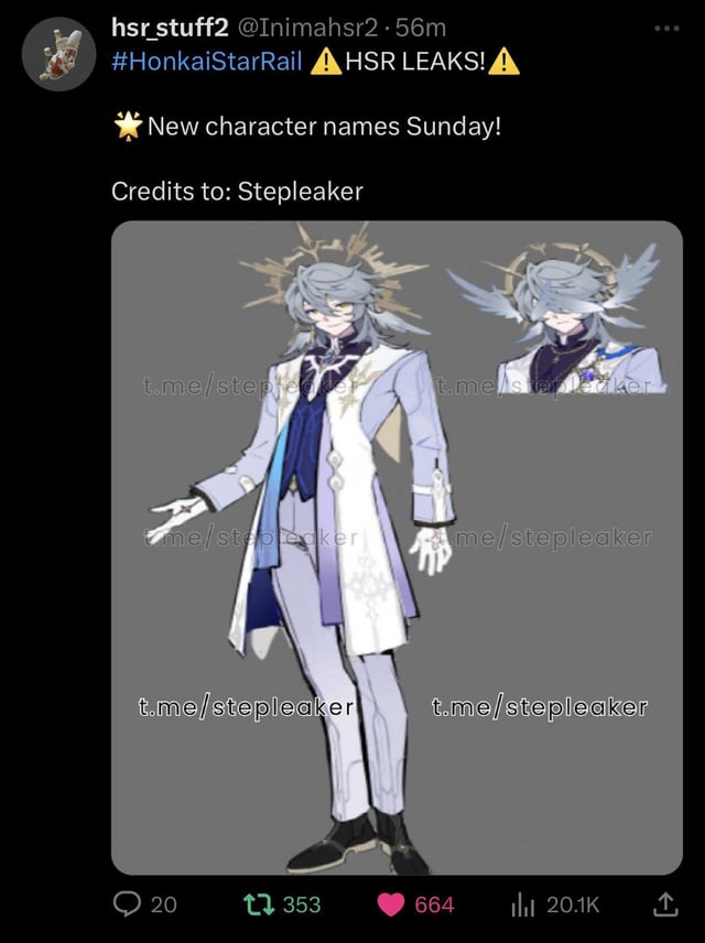 Concept Art Of Future Characters Sam R Honkaistarrail Leaks Concept Art Of Future Characters Sam R Honkaistarrail Leaks