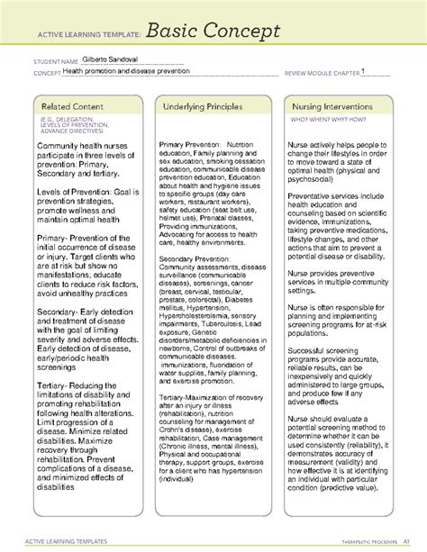 Health Contract Concepts Examples