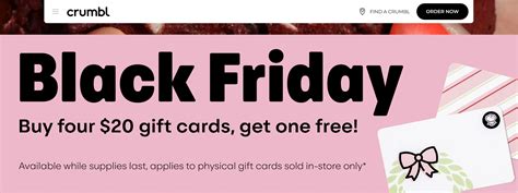 Crumbl Cookies Free 20 Gift Card With Purchase Of 4 20 Gift Cards