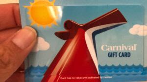 Discounted Carnival Cruise Gift Cards
