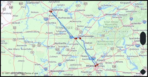Distance To Atlanta Georgia