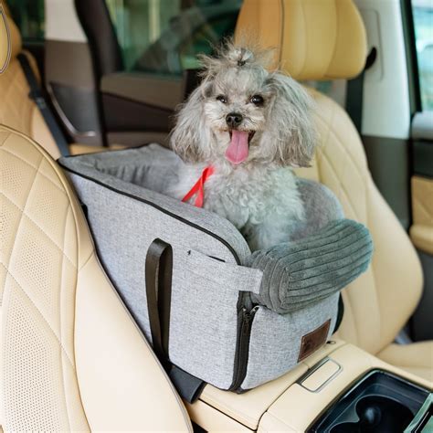 Dog Car Seat For Small Dogs Booster Dog Seat On Car Armrest Detachable Dog Car Seat For Small Dogs Booster Dog Seat On Car Armrest Detachable