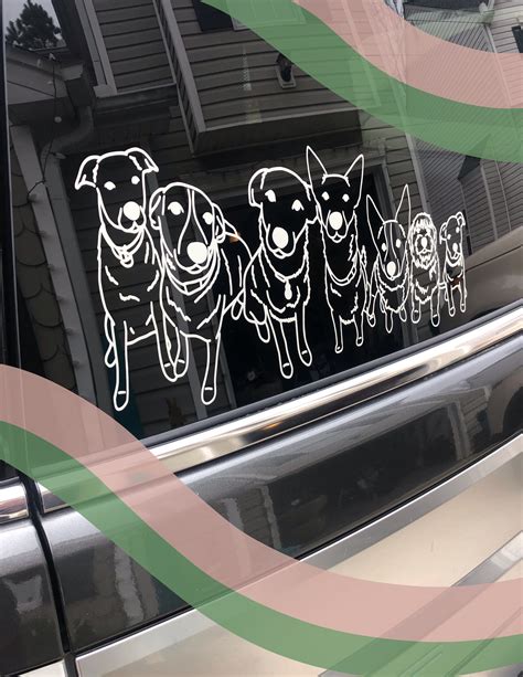 Dog Sticker for Car Dog Sticker for Car