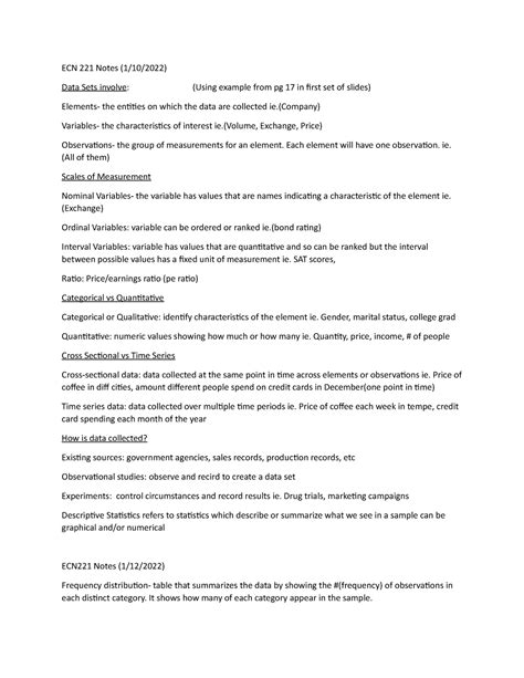 Ecn 221 Asu Exam 1