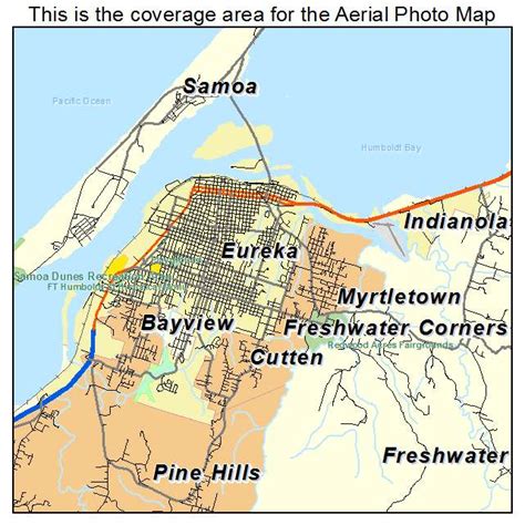 Eureka California Map