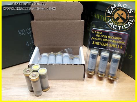 Exotic 12G Heavy Dragon S Breath Shotgun Ammunition Exotic 12G Heavy Dragon S Breath Shotgun Ammunition