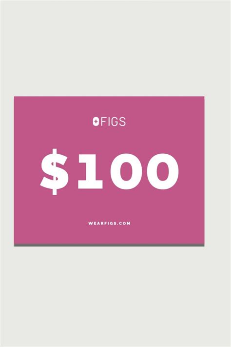 Figs Gift Card Printable Figs Gift Card Printable