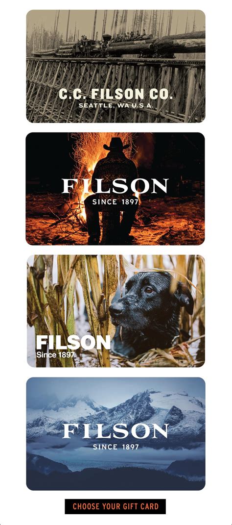 Filson Gift Card Purchase