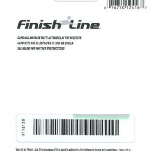 Finish Line Gift Card 25 The Retail Market Finish Line Gift Card 25 The Retail Market