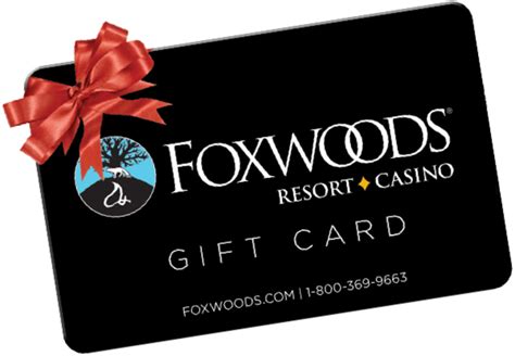 Foxwoods Gift Card Options