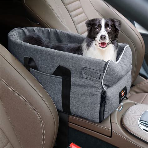 Gearking Armrest Booster Seat For Dog Interactive Dog Console Car Seat Gearking Armrest Booster Seat For Dog Interactive Dog Console Car Seat