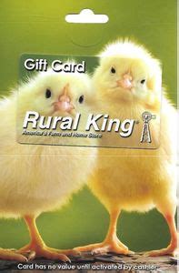 Gift Card Chicks Rural King United States Of America Rural King Col Gift Card Chicks Rural King United States Of America Rural King Col