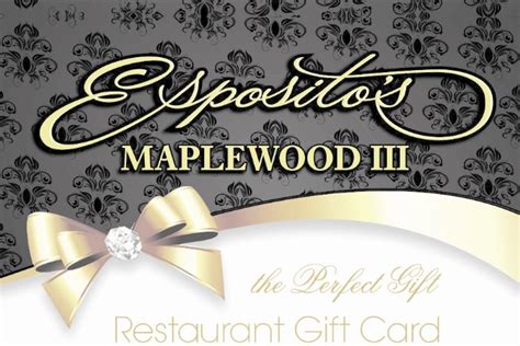 Gift Card Maplewood Iii Italian Restaurant Of Vineland Gift Card Maplewood Iii Italian Restaurant Of Vineland
