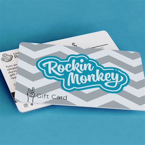 Gift Cards Rockin Monkey Gift Cards Rockin Monkey