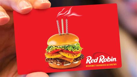 Give The Gift Of Burgers With A Red Robin Gift Card Red Robin Give The Gift Of Burgers With A Red Robin Gift Card Red Robin