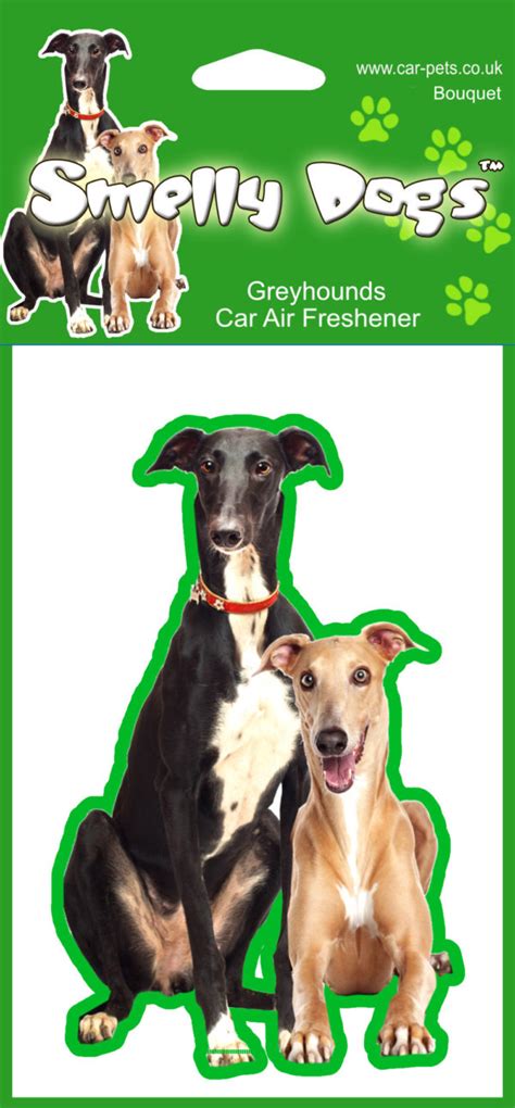 Greyhound Dogs Car Air Fresheners X 4 Pieces Car Pets Gifts For Dog Greyhound Dogs Car Air Fresheners X 4 Pieces Car Pets Gifts For Dog