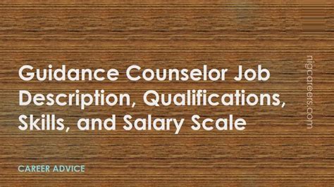 Guidance Counselor Job Description Skills And Salary Guidance Counselor Job Description Skills And Salary