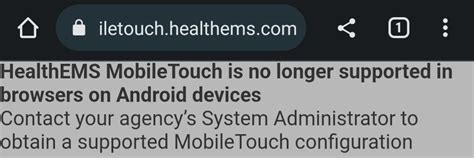 Health EMS Mobile Touch Solutions Health EMS Mobile Touch Solutions