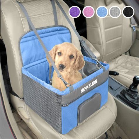 Henkelion Pet Dog Booster Seat Deluxe Pet Booster Car Seat For Small Henkelion Pet Dog Booster Seat Deluxe Pet Booster Car Seat For Small