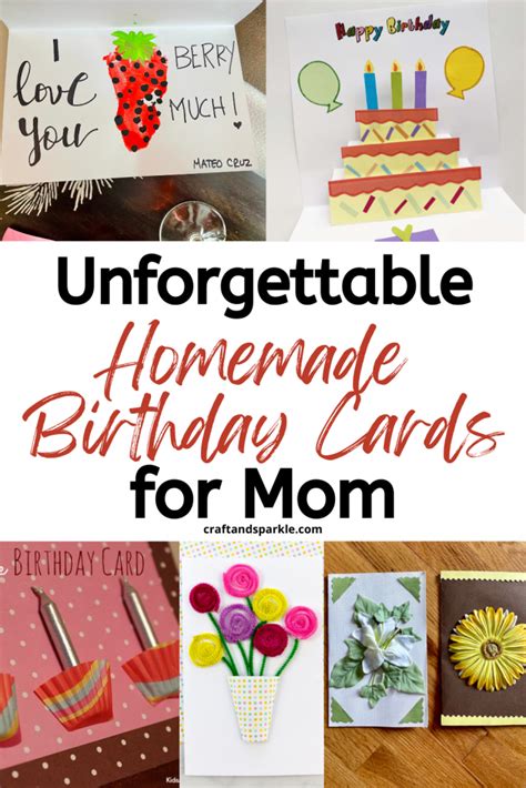 Homemade Birthday Card Ideas For Mom Homemade Birthday Card Ideas For Mom