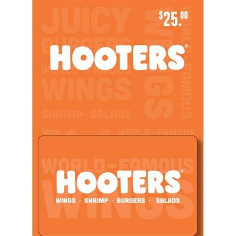 Hooters Gift Cards Online Hooters Gift Cards Online