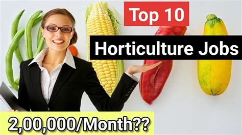 Horticulture Jobs