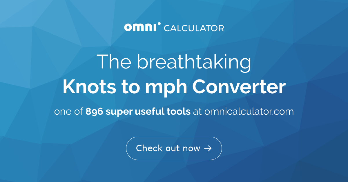 How Fast Is 30 Knots In Mph