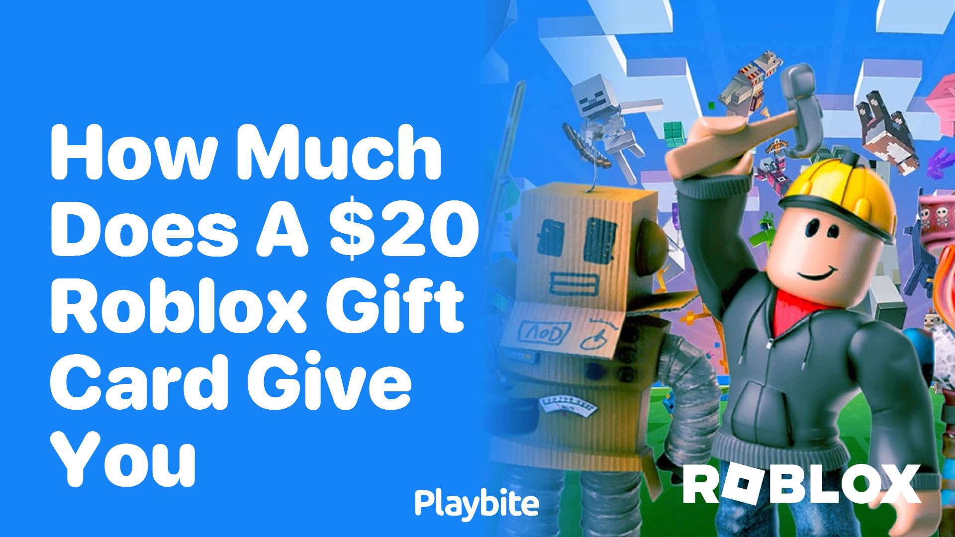 How Much Does A 20 Roblox Gift Card Give You Playbite How Much Does A 20 Roblox Gift Card Give You Playbite
