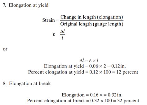 How To Calculate Percent Elongation