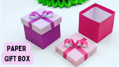 How To Make Gift Box With Paper Diy Crafts Diy Art Easy Way How To Make Gift Box With Paper Diy Crafts Diy Art Easy Way