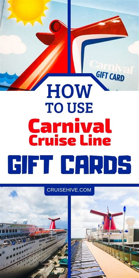 How To Use Carnival Cruise Line Gift Cards How To Use Carnival Cruise Line Gift Cards