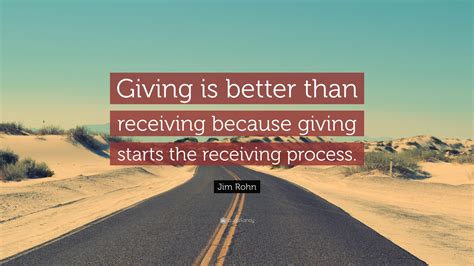 Is Giving Better Than Receiving