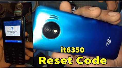 Itel It6350 Reset Code Factory Reset Itel Keypad Mobile Hard Reset