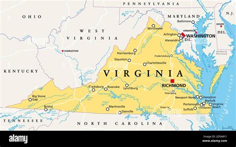 Map Of Virginia Richmond Map Of Virginia Richmond