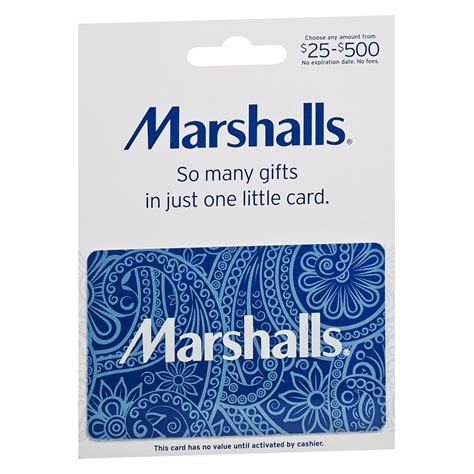 Check Marshalls Gift Cards Balance
